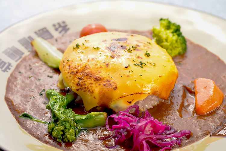 2色の炙りチーズカリー